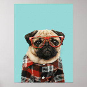 Poster Carlin Chemise Plaid