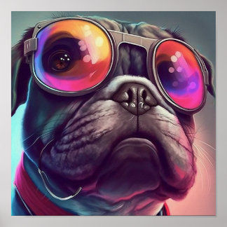 Poster Carlin Dog Art