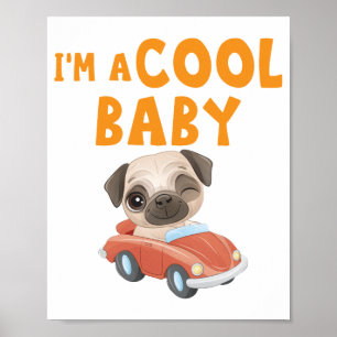 Poster Carlin Je suis un bébé Cool