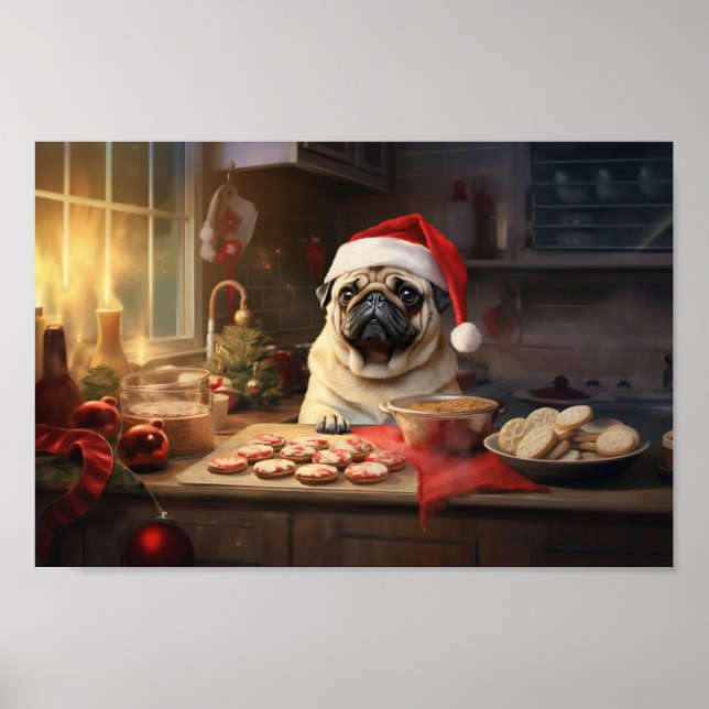 Poster Carlin Noël Cookies Festive (Devant)