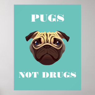 Poster Carlins et non drogues