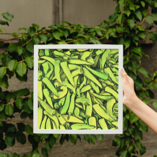 Poster Carliston Banana Peppers Black Outline Art