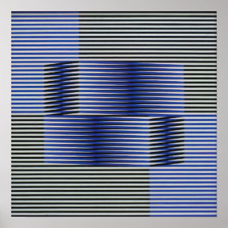 Poster Carlos Cruz Diez - Fisicromia 6