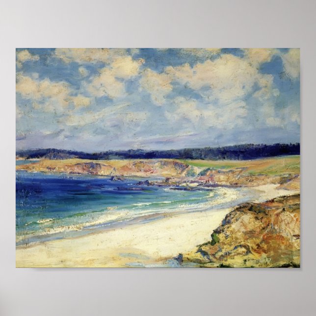 Poster Carmel Beach par Guy Rose (Devant)