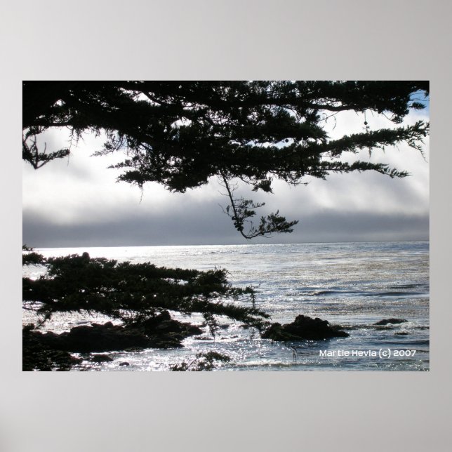 Poster Carmel en argent (Devant)