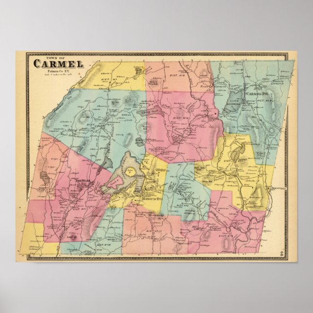 Poster Carmel, Ville (Devant)