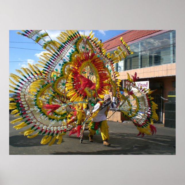 Poster Carnaval à Trinidad (Devant)