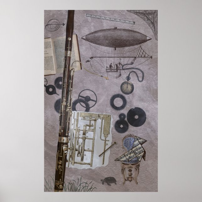 Poster Carnaval de Baston ou plus tard Steampunk (Devant)