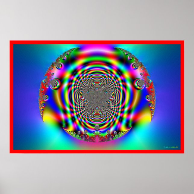 Poster Carnaval de couleurs. (Devant)