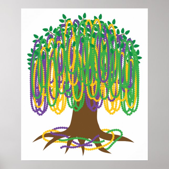 Poster Carnaval de Mardi Gras (Devant)