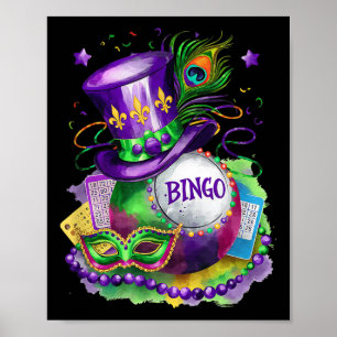 Poster Carnaval et Bingo Parfait Costume Festival Mixte 