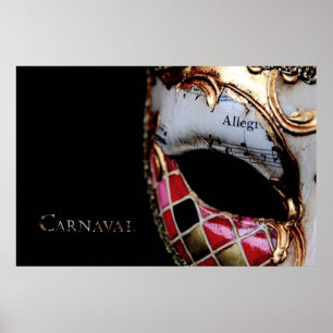 Poster Carnaval - Italie - Masque