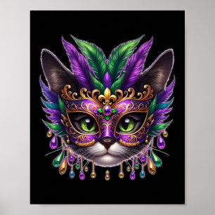 Poster Carnaval Mardi Gras New Orleans