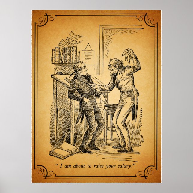 Poster Carol de Noël : Augmentez votre salaire (Devant)
