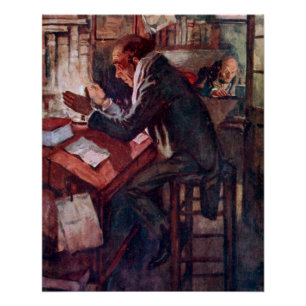 Poster Carol de Noël : Cratchit and Scrooge