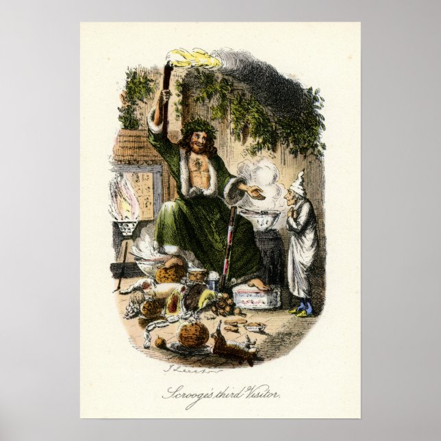 Poster Carol de Noël - Fantôme de Noël présent (Devant)