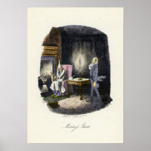 Poster Carol de Noël - Le fantôme de Marley