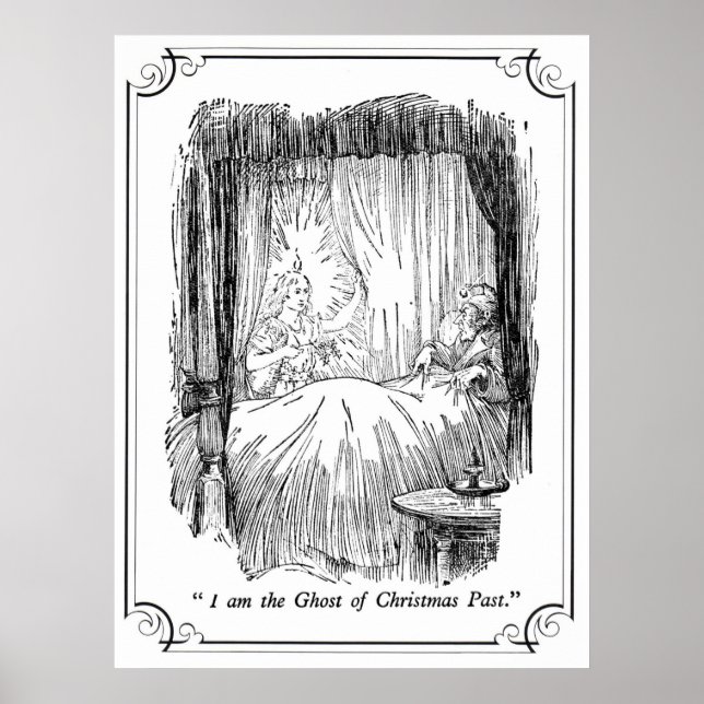 Poster Carol de Noël : Le fantôme du passé de Noël (Devant)