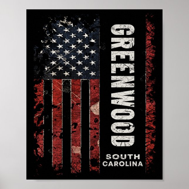 Poster Caroline du Sud de Greenwood (Devant)