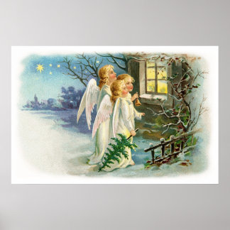 Poster Carollers nocturnes angéliques