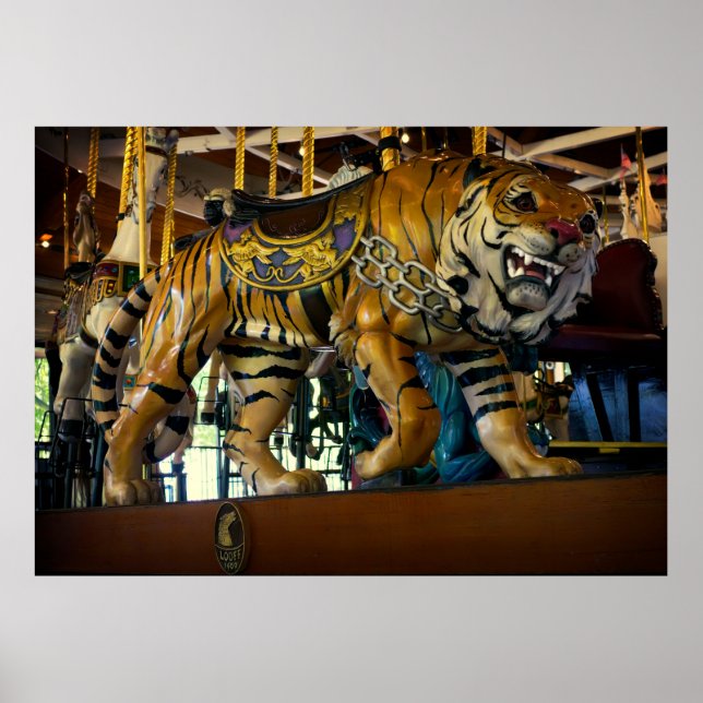 POSTER CAROUSEL TIGER (Devant)
