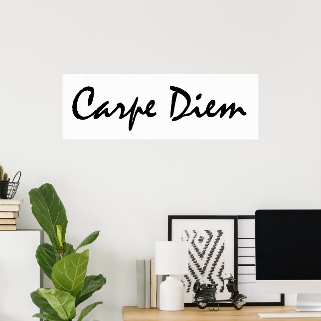 Poster Carpe diem (Bureau à domicile)