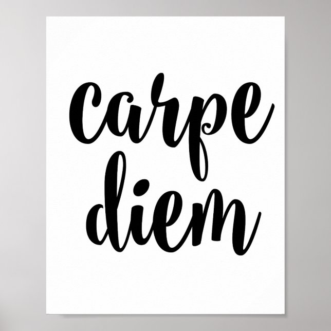 Poster Carpe diem (Devant)