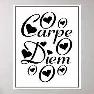 Poster Carpe Diem Accueil / Décor de bureau