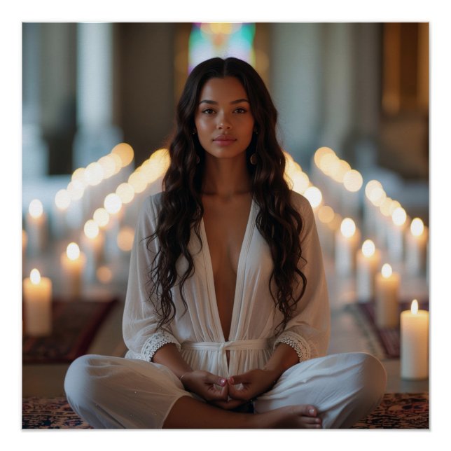 Poster CARPE DIEM - Meditation - Yoga (Devant)