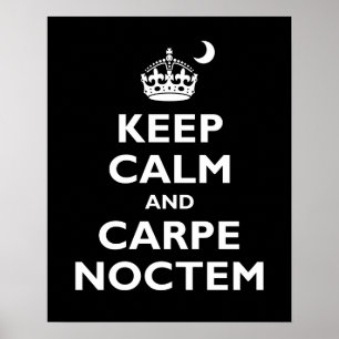Poster Carpe Noctem !