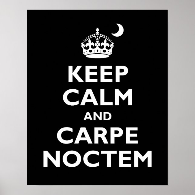 Poster Carpe Noctem ! (Devant)