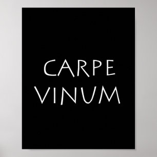 Poster Carpe vinum