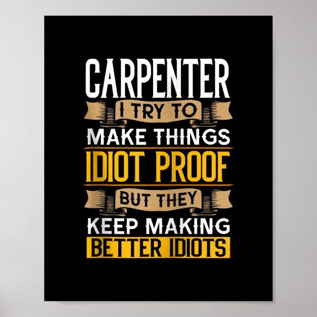 Poster Carpenter Sarcastic (Devant)
