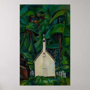 Poster Carr - Église autochtone