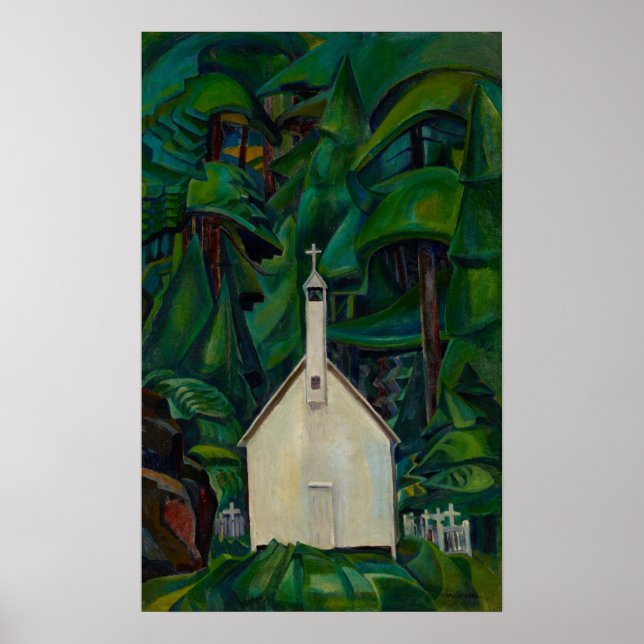 Poster Carr - Église autochtone (Devant)