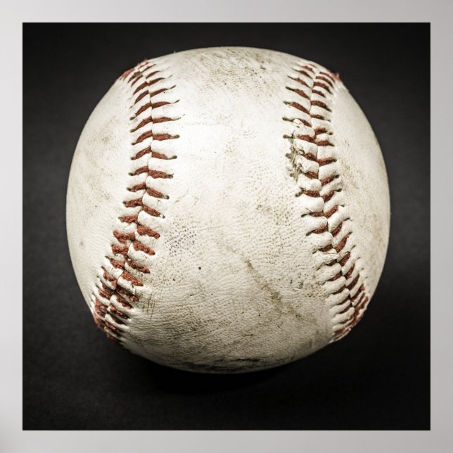 Poster Carré de baseball Ball (Devant)