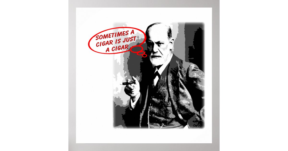 Poster Carre De Citation De Cigare De Sigmund Freud Zazzle Ca Poster Carre De Citation De Cigare De Sigmund Freud Zazzle Ca