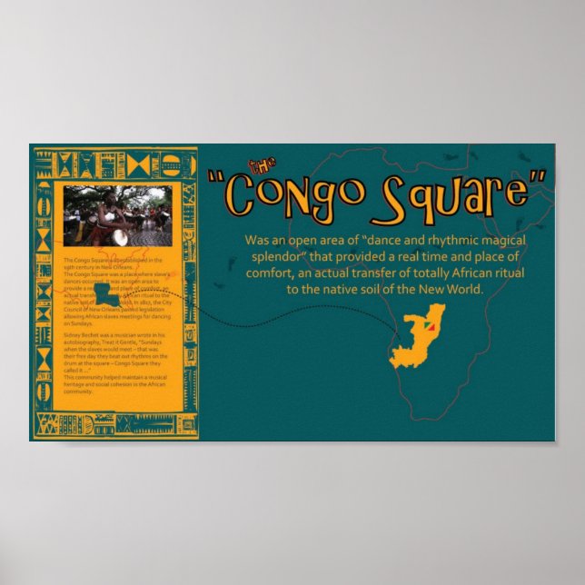 Poster Carré du Congo (Devant)