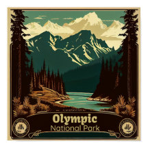 Carré du Parc National Olympique Vintage