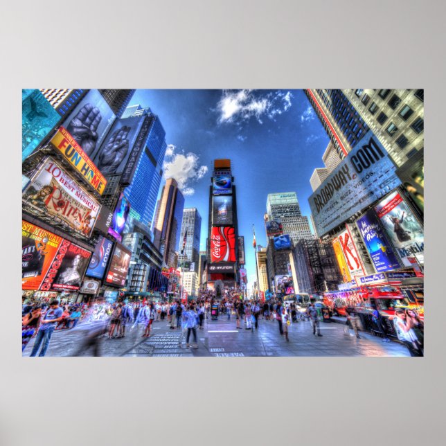 Poster Carré du Times - New York City (Devant)