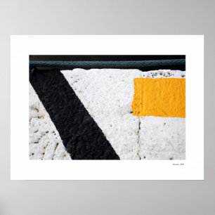 Poster CARRÉ JAUNE