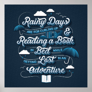 Poster Carré Rainy Day Adventure II (24x24)