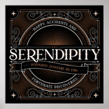 Poster Carré Serendipity (24x24)