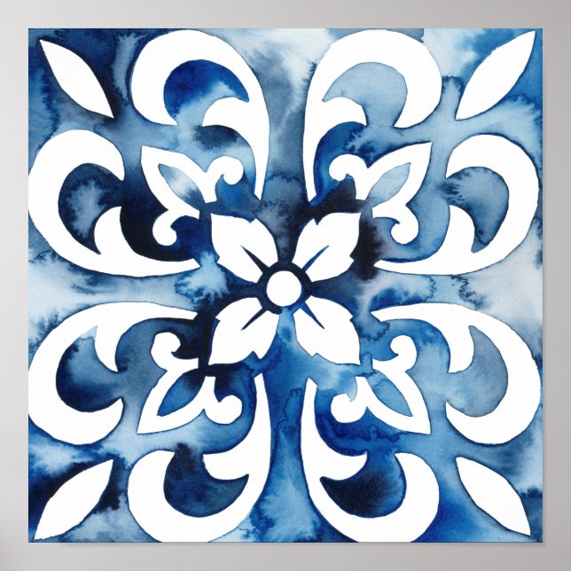 Poster Carreau de Cobalt II (Devant)