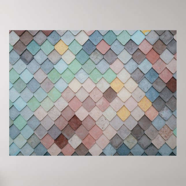 Poster Carreaux (Devant)