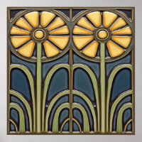 Carreaux de tournesols