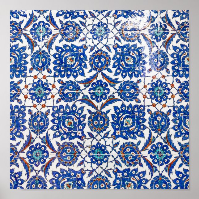 Poster Carreaux d'Iznik (Devant)
