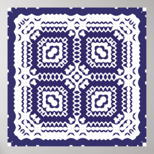 Poster Carreaux en azulejos décoratifs en céramique. util