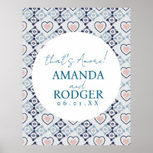 Carreaux italiens et cœurs That's Amore