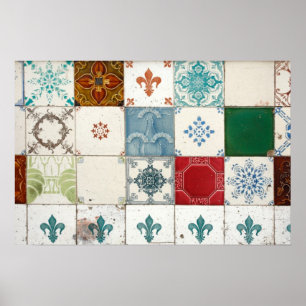 Poster Carreaux portugais